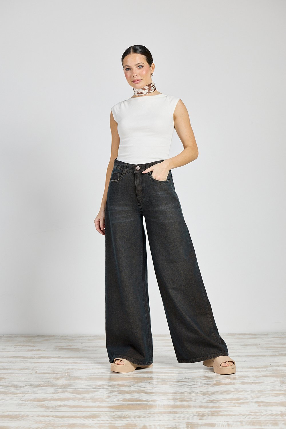 ART. 373 | MAXI BAGGY CLÁSICO VINTAGE MARRÓN RÍGIDO