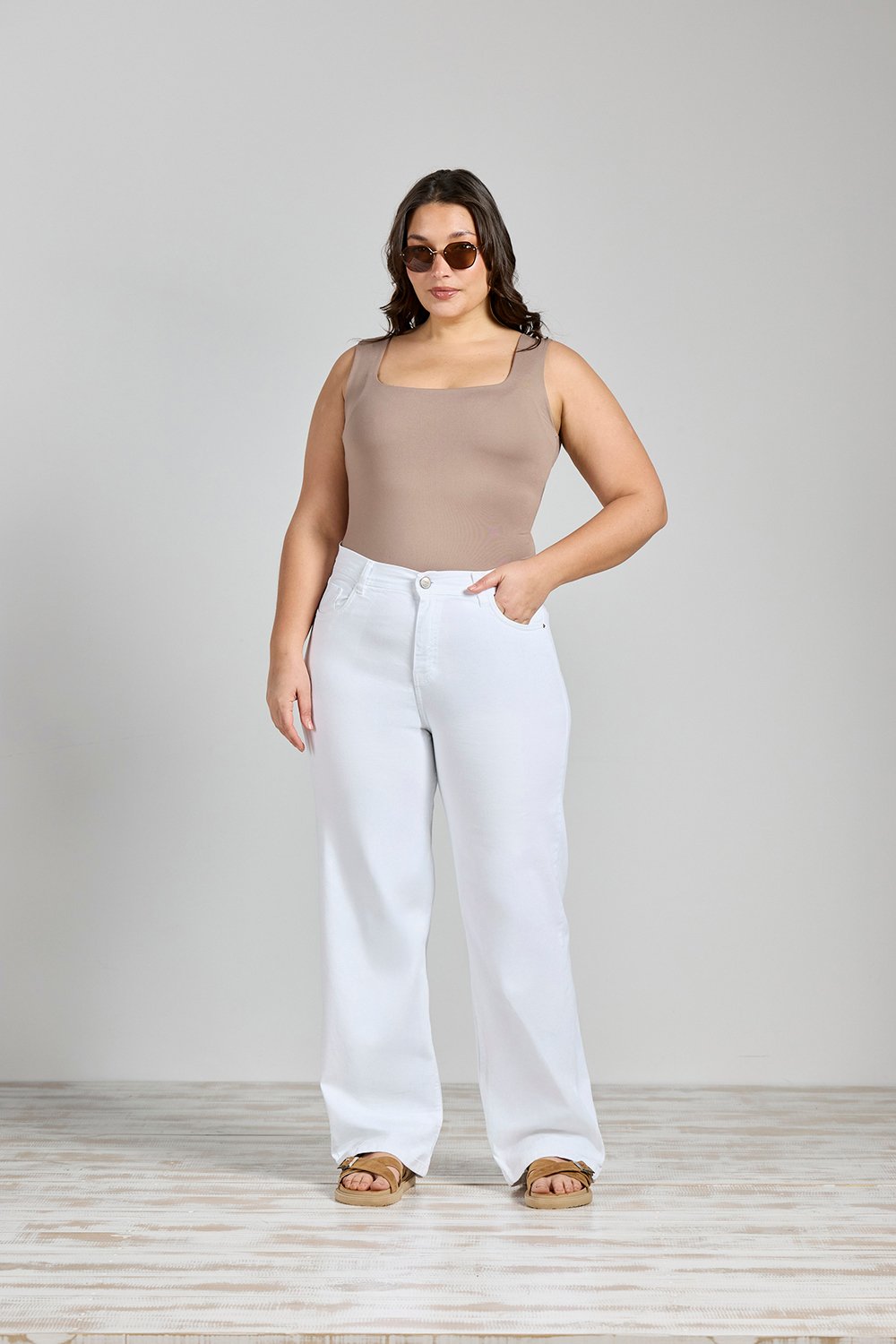 ART. 859 | WIDE LEG BLANCO CLÁSICO ELASTIZADO