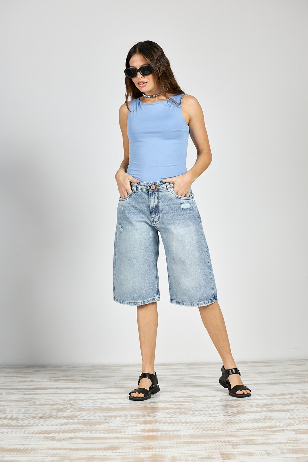 ART. C-102 | BERMUDA MAXI BAGGY RÍGIDO